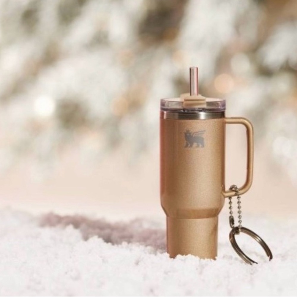 NWT Stanley keychain champagne shimmer